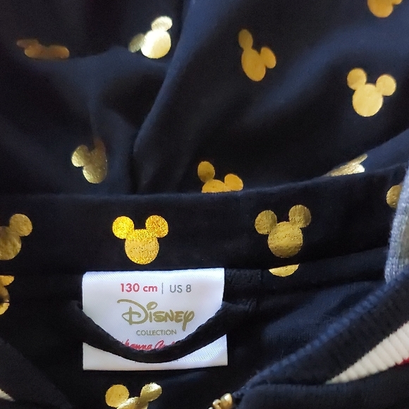 Hanna Andersson Mickey Mouse Hoodie - Black, Cream, and Red - Picture 2 of 3